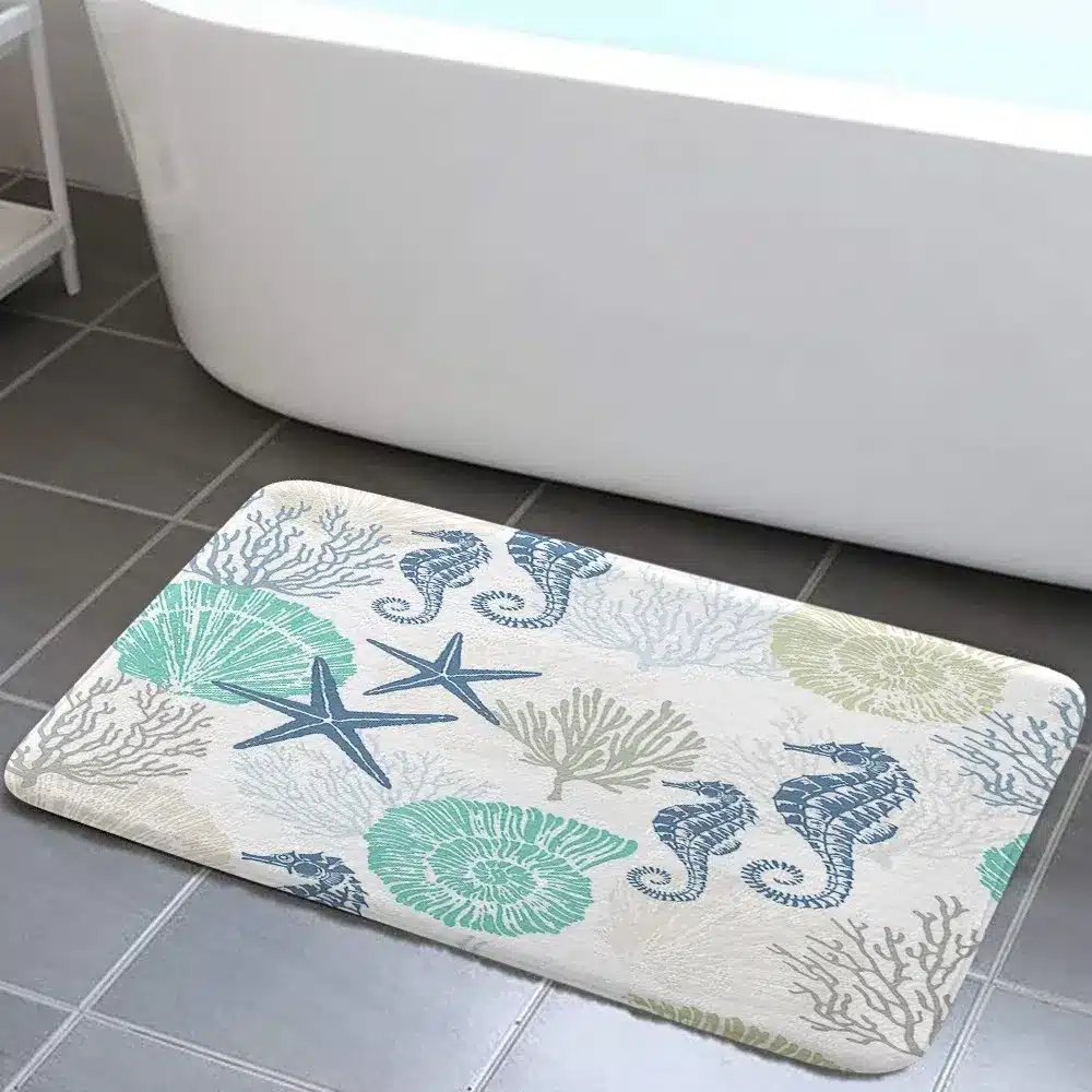 nautical bathroom rug