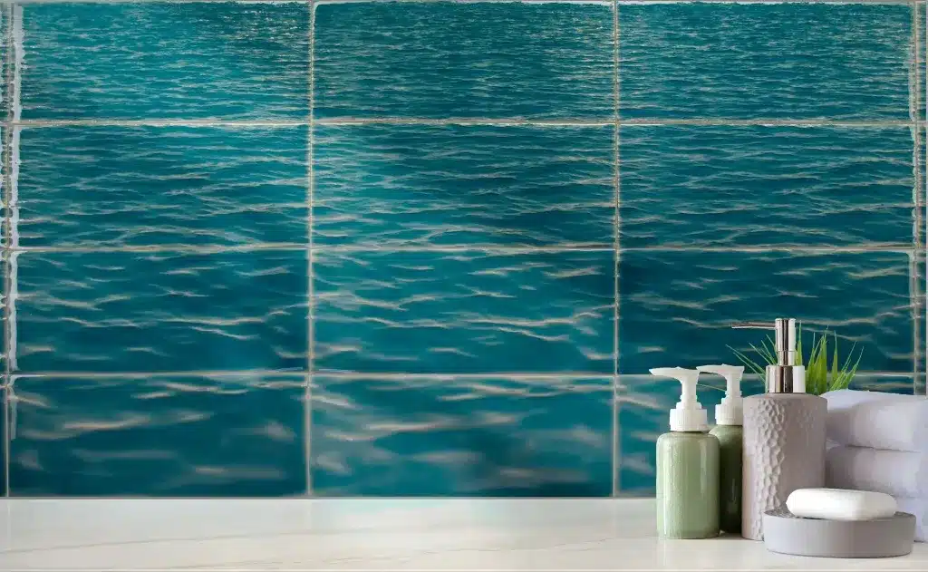 zoomed view of ocean tiles soap placed on side