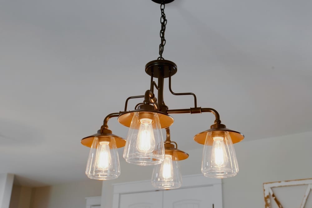 Vintage-Style Industrial Farmhouse Chandelier