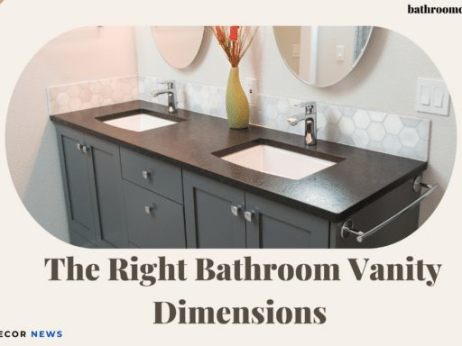 The Right Bathroom Vanity Dimensions