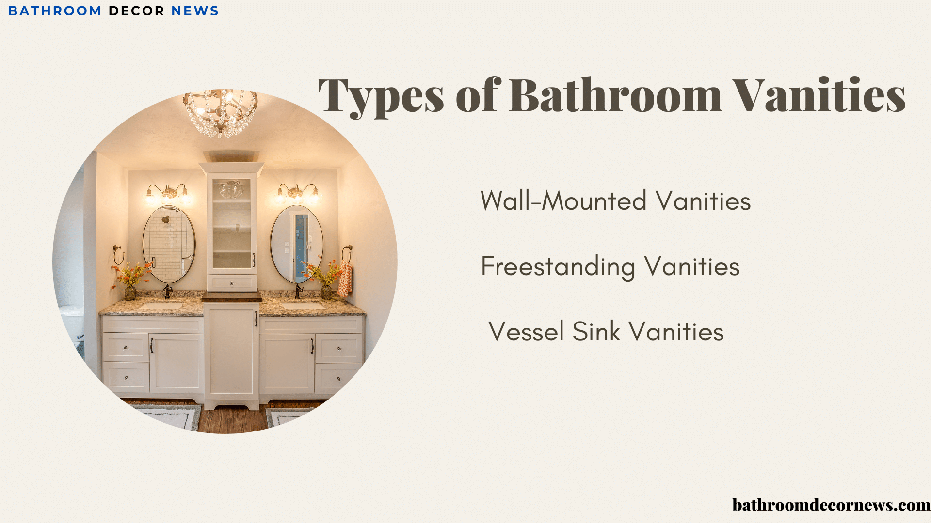 Types of Bathroom Vanities