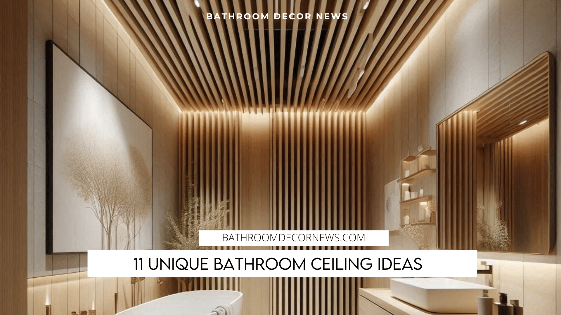 Unique Bathroom Ceiling Ideas